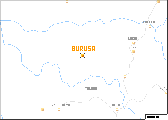 map of Burusa