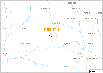 map of Burutu
