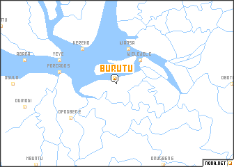 map of Burutu