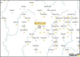 map of Buru\