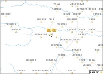 map of Buru