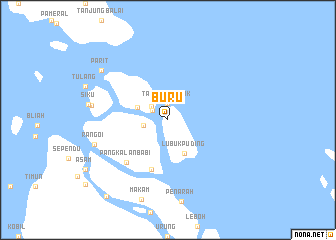 map of Buru