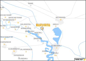 map of Burvǝnd