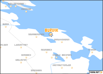 map of Burvik