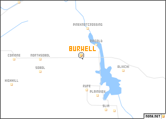 map of Burwell