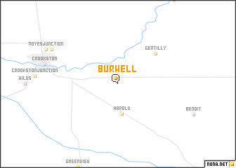 map of Burwell