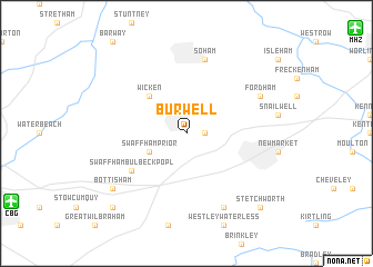 map of Burwell