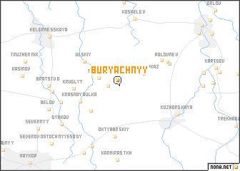 map of Buryachnyy