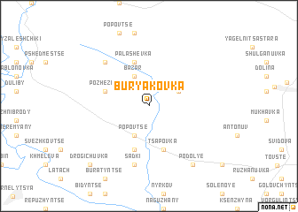 map of Buryakovka