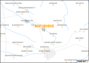 map of Buryakovo