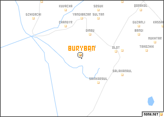 map of Buryban