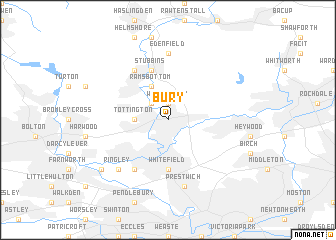 map of Bury