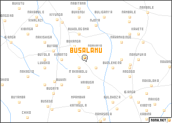 map of Busalamu