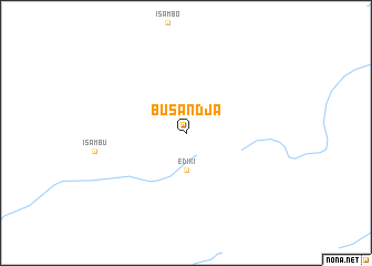 map of Busandja