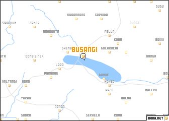 map of Busangi