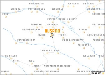 map of Busano