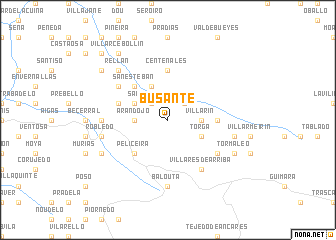map of Busante