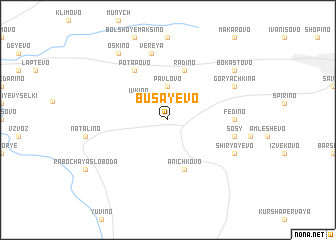 map of Busayevo