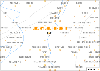 map of Buşayş al Fawqānī