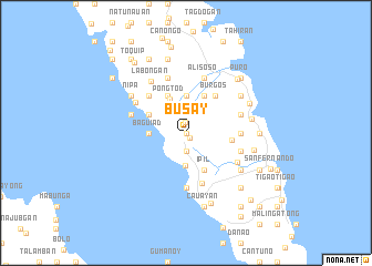 map of Busay