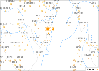 map of Busa