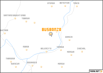map of Busbanzá