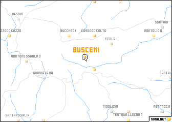 map of Buscemi