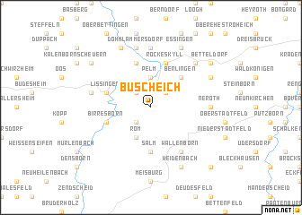 map of Büscheich