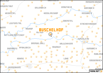 map of Büschelhof