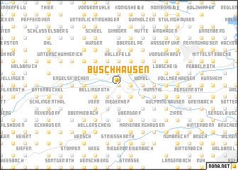 map of Buschhausen
