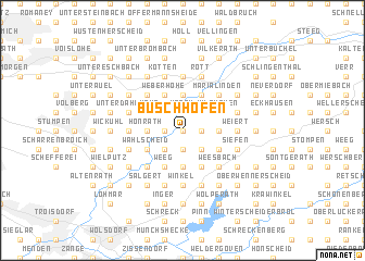 map of Buschhofen