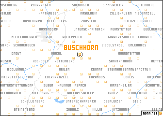 map of Buschhorn