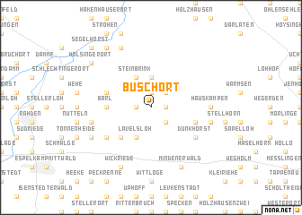 map of Buschort