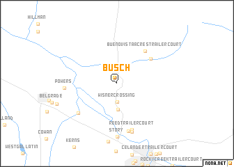 map of Busch