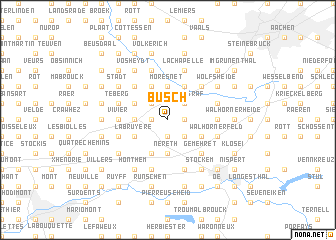 map of Busch