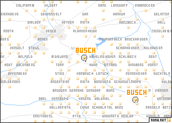 map of Busch