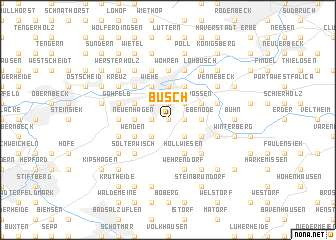 map of Busch