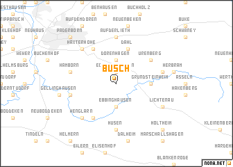 map of Busch