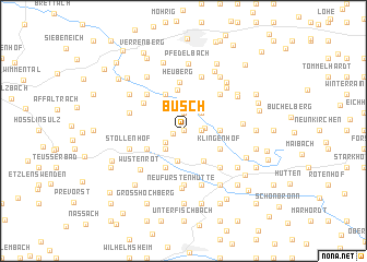 map of Busch