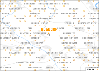 map of Büsdorf