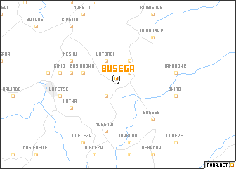 map of Busega