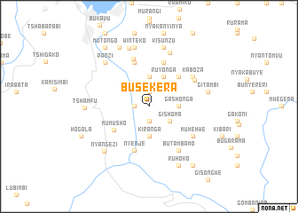 map of Busekera