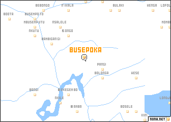 map of Busepoka