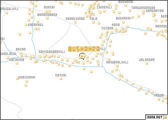 map of Bushāhra