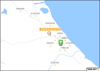 map of Bū Shammah