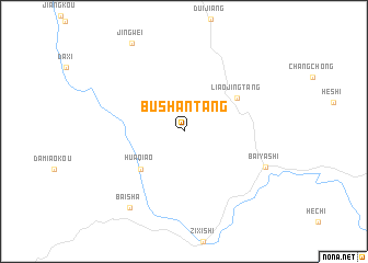 map of Bushantang