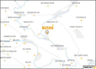 map of Busha