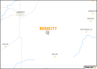 map of Bush City