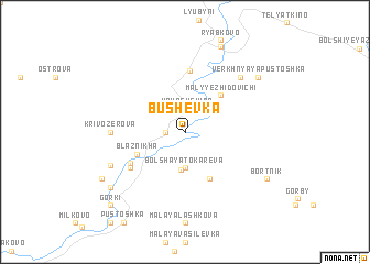 map of Bushevka