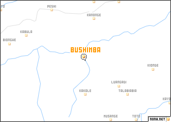 map of Bushimba